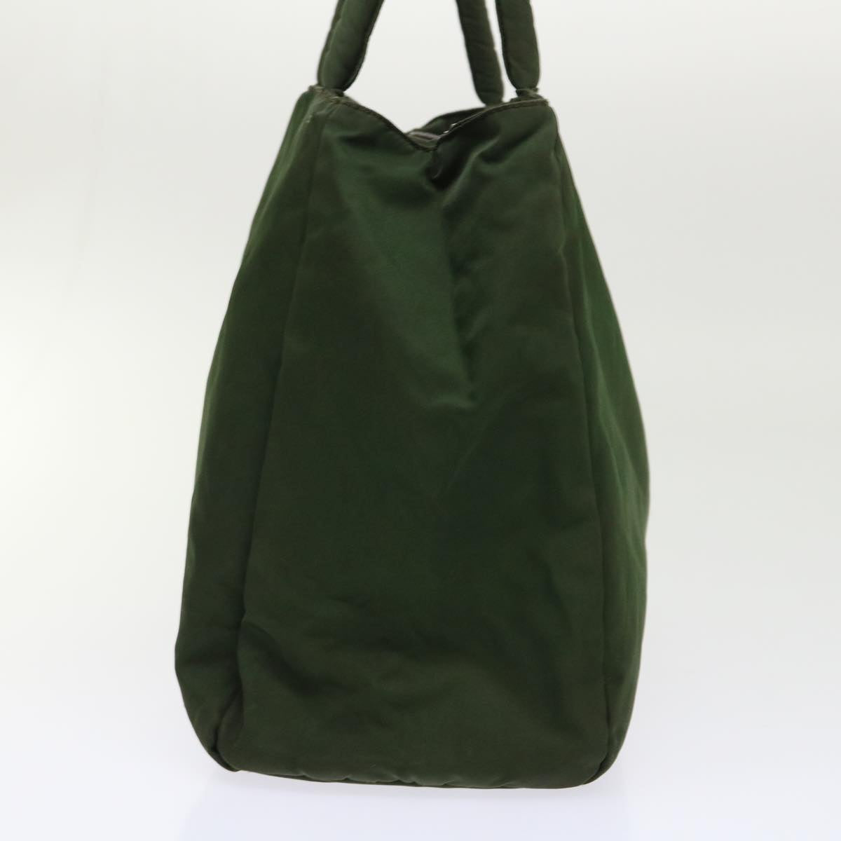 Prada Hand Bag Nylon Green