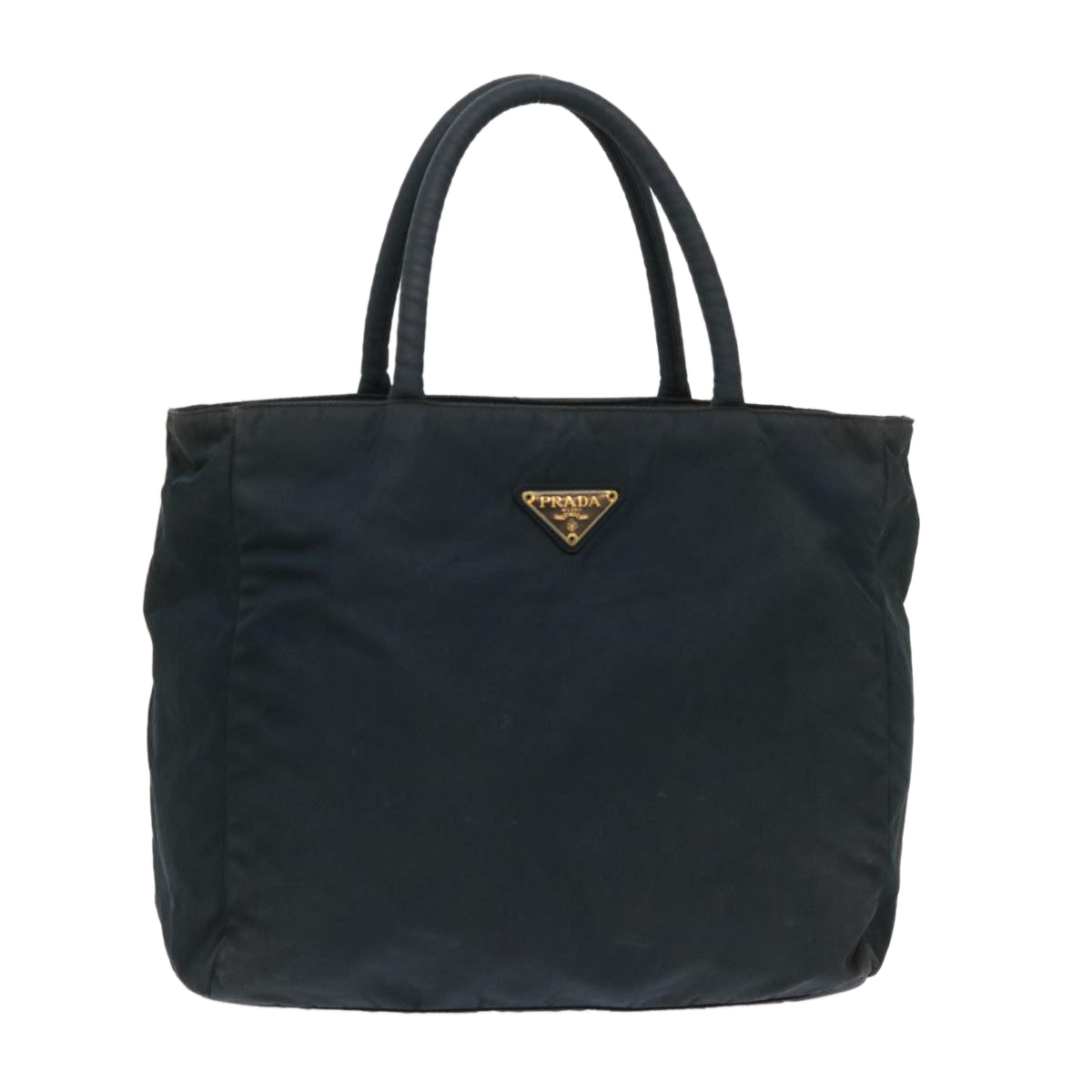 Prada Hand Bag Nylon Navy