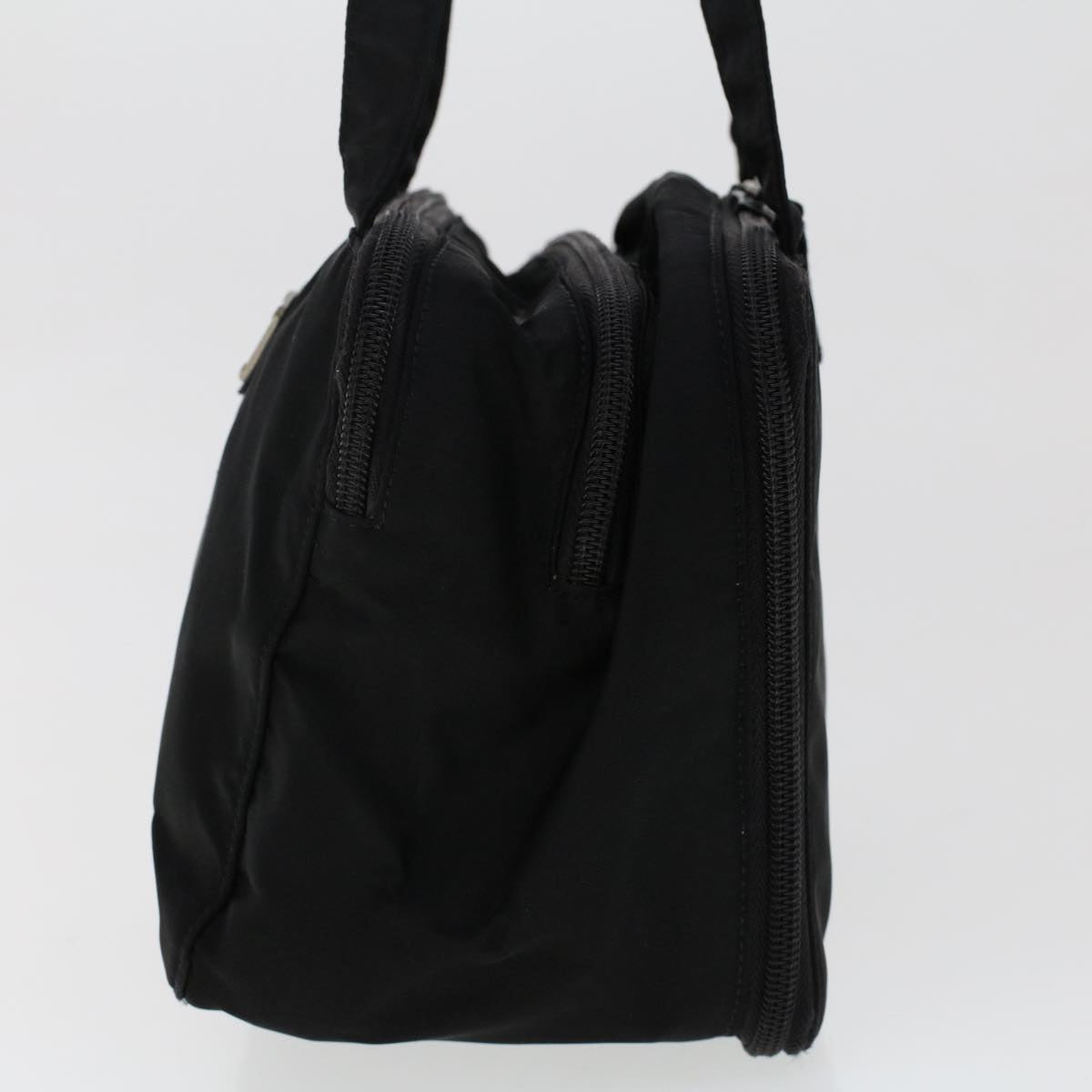 Prada Hand Bag Nylon Black