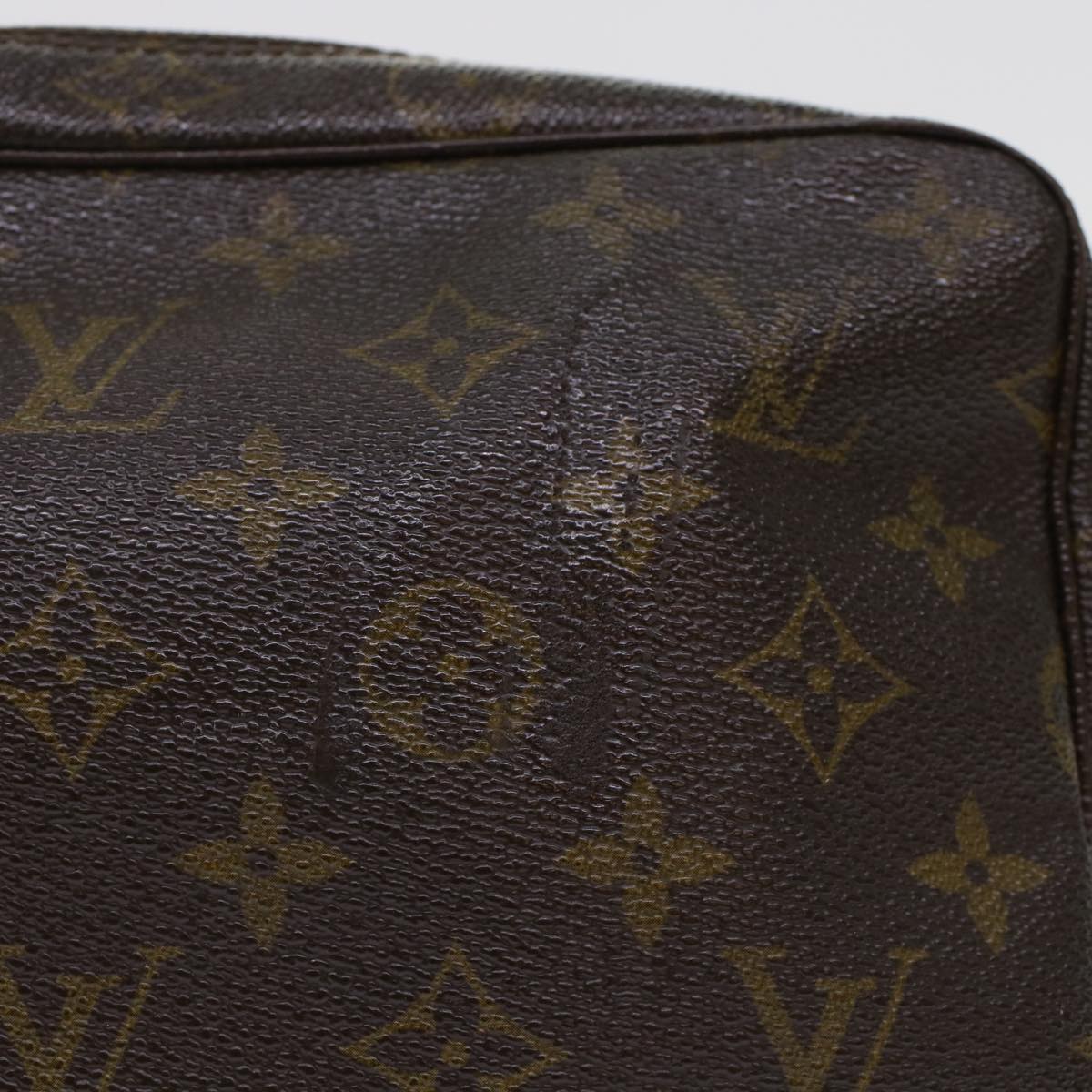 LOUIS VUITTON Monogram Trousse Toilette 23 Clutch Bag LV Auth bs6894