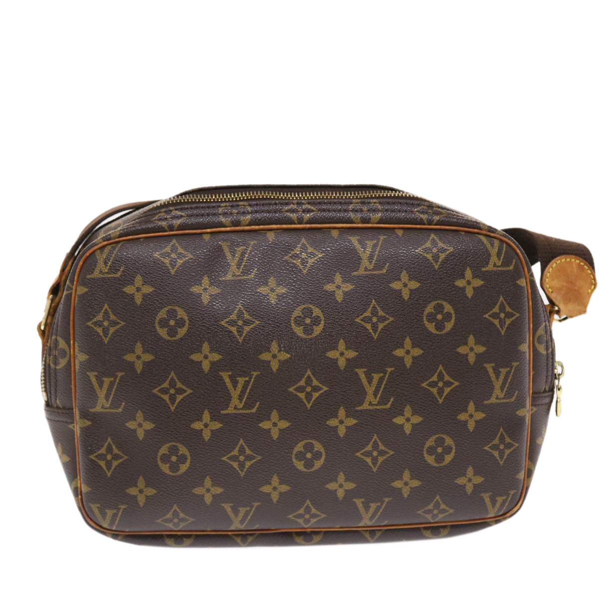LOUIS VUITTON Monogram Reporter PM Shoulder Bag LV Auth bs6918