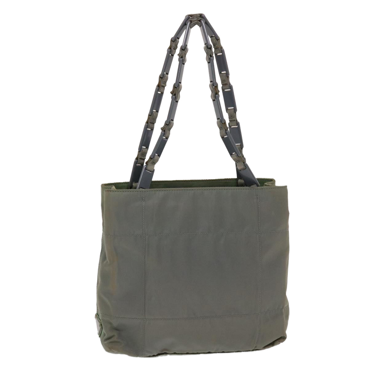 Prada Shoulder Bag Nylon Gray