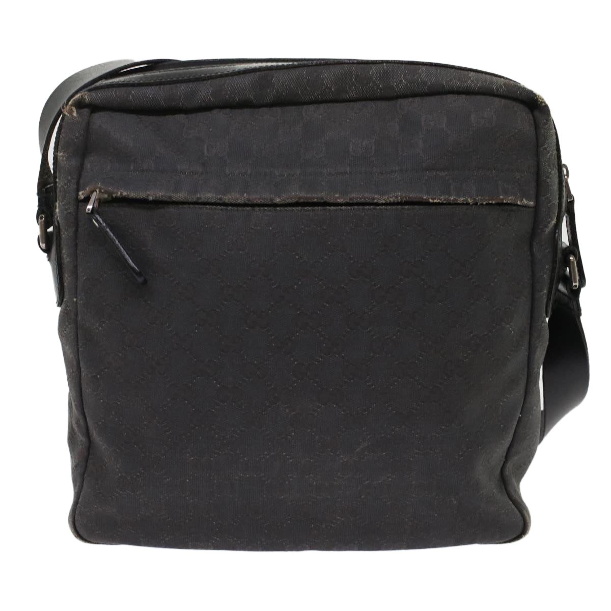 Gucci Leather Canvas Shoulder Bag
