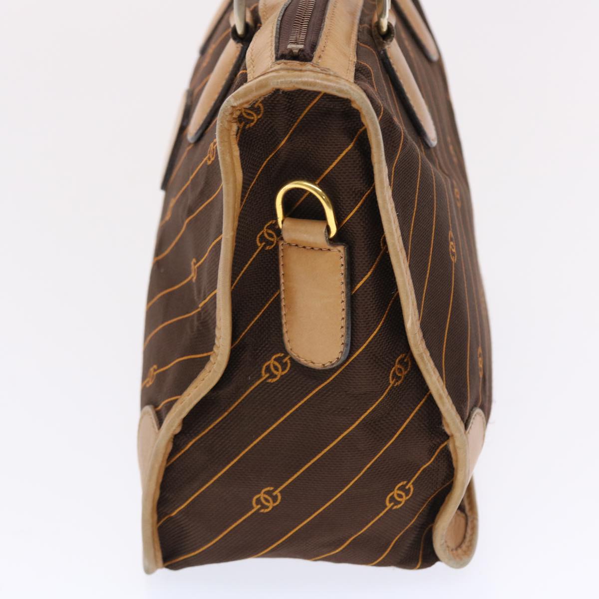 Gucci Leather Canvas Handbag