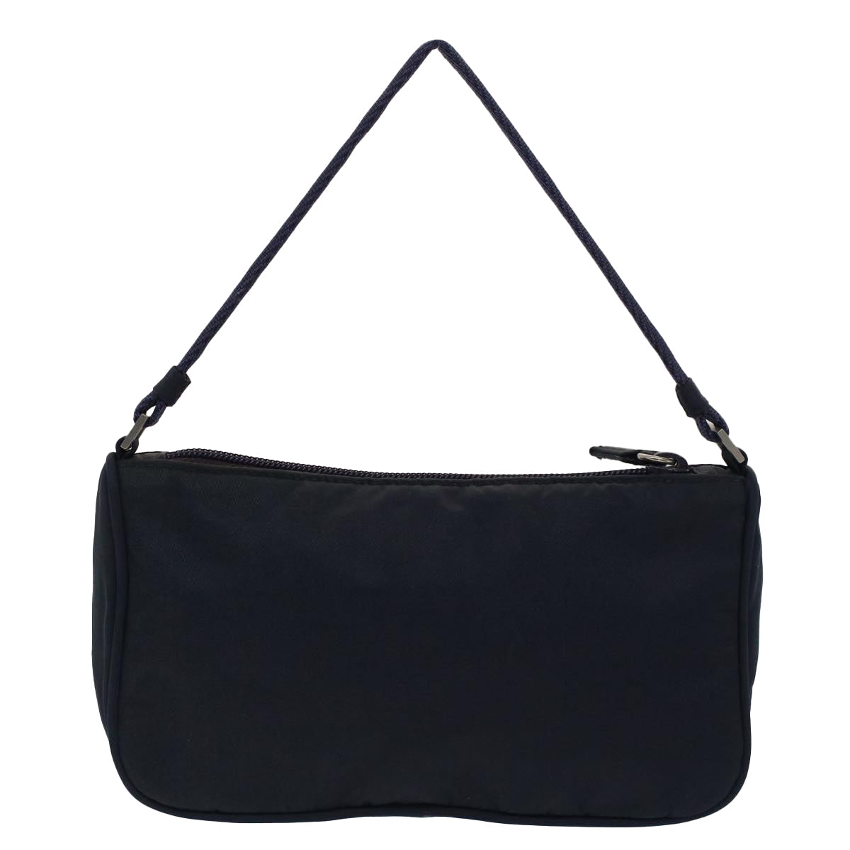 PRADA Accessory Pouch Nylon Purple Auth Luxury Handbag