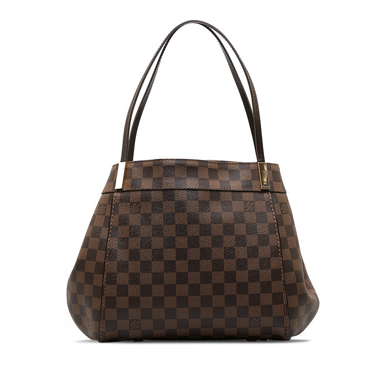 Louis Vuitton Damiere Maribor PM Toilet Bag Brown PVC Leather Louis Vuitton