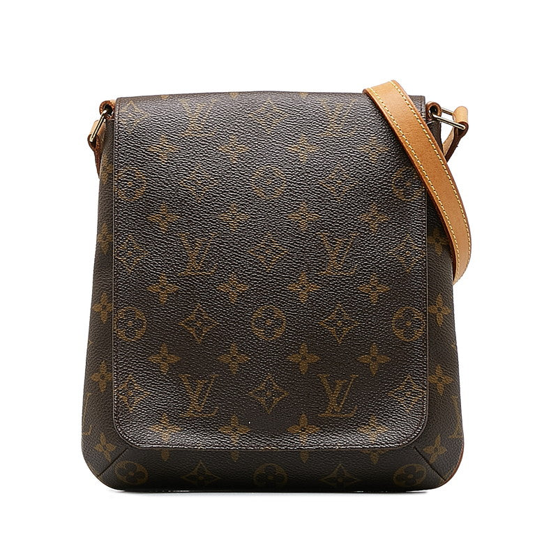 Louis Vuitton Monogram Mtte Salsa Shoulder Bag Brown