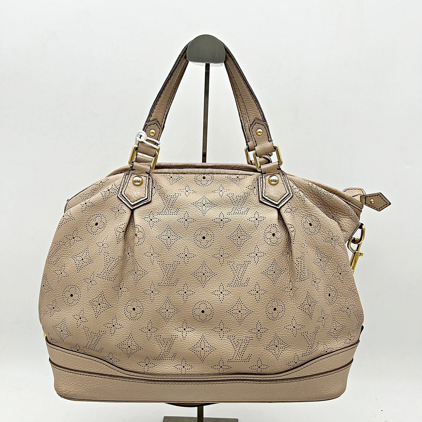 Louis Vuitton Mahina Stella Pm Taupe 2way Bag LA319