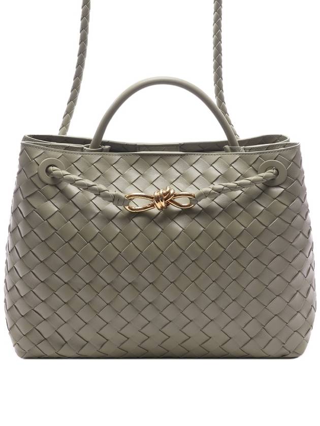 Luxury Bottega Veneta Andiamo Medium Tote Bag Travertine