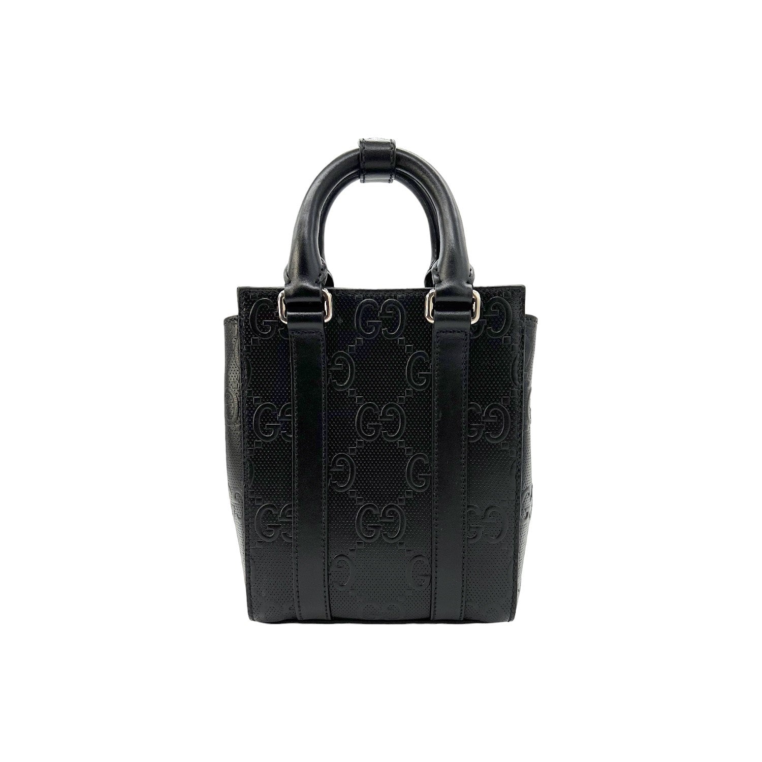 Gucci Monogram Leather Mini Tote