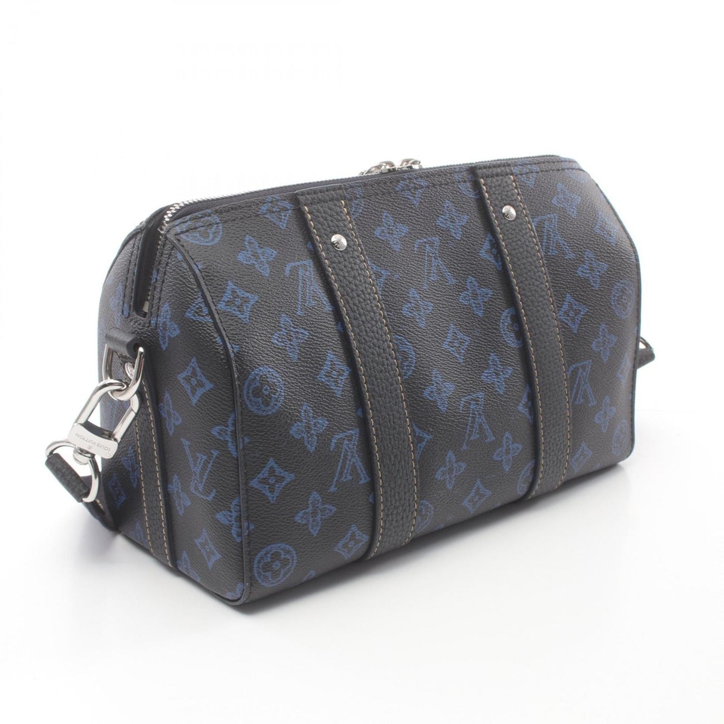 Louis Vuitton Coated Canvas Leather Shoulder Bag