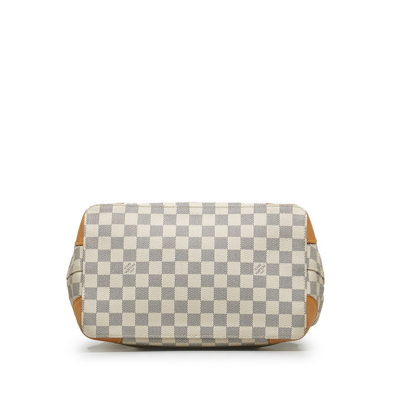 Louis Vuitton Damière Azur Hamsteed PM Handbag White PVC Leather Louis Vuitton