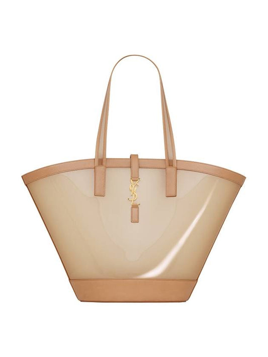 Luxury Saint Laurent Trending 2025 Panier Medium Tote Bag Oatmilk