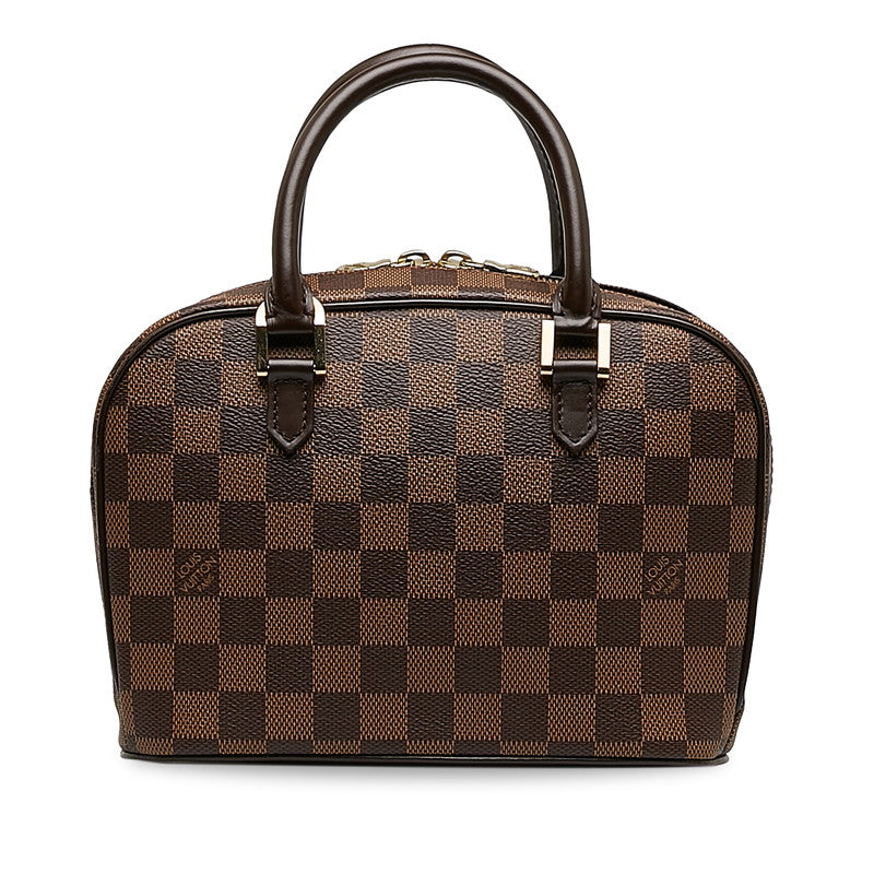 Louis Vuitton Damiere Mini Handbag Brown PVC Leather Louis Vuitton