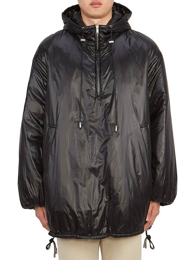 Luxury Saint Laurent Trending 2026 Cassandre Anorak Black