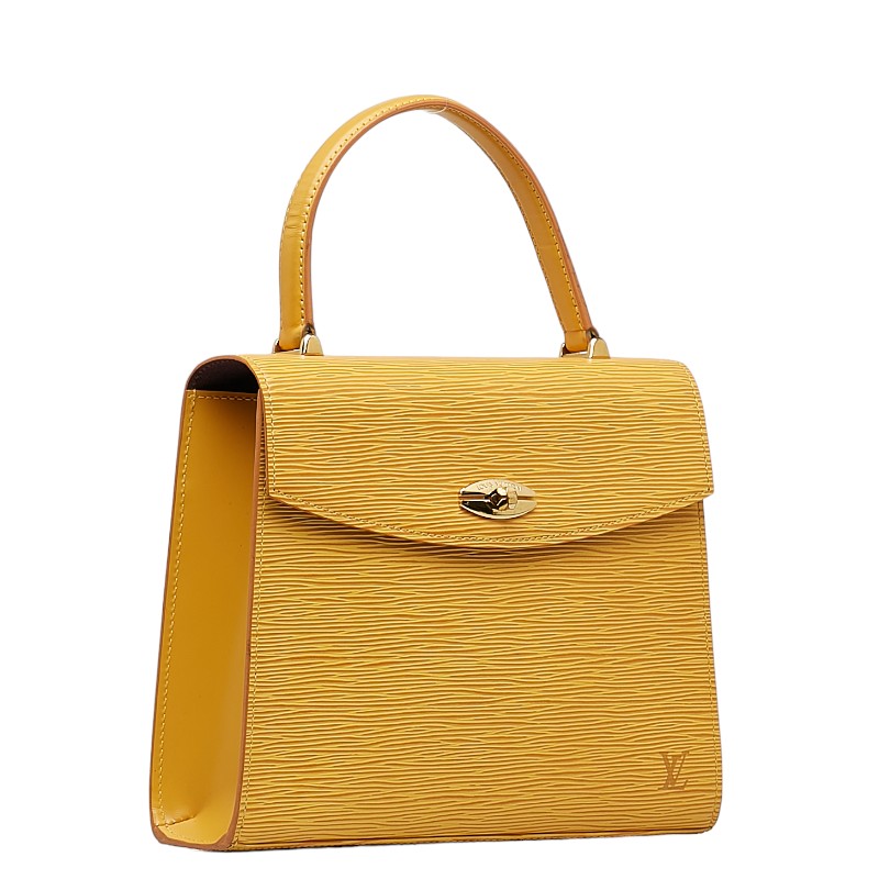 Louis Vuitton Epic Marseille Handbag Yellow Leather Louis Vuitton