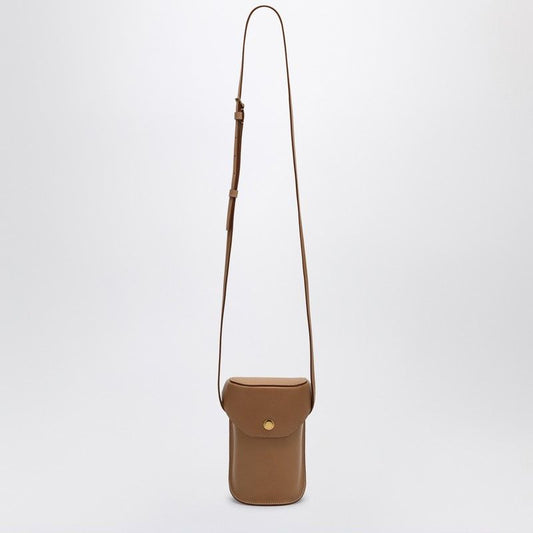 Luxury Saint Laurent Trending 2025 Men's Leather Mini Bag in Brown | 777957AAC9N