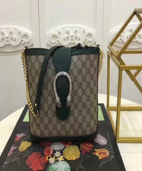 Gucci Monogram Chain Leather Crossbody