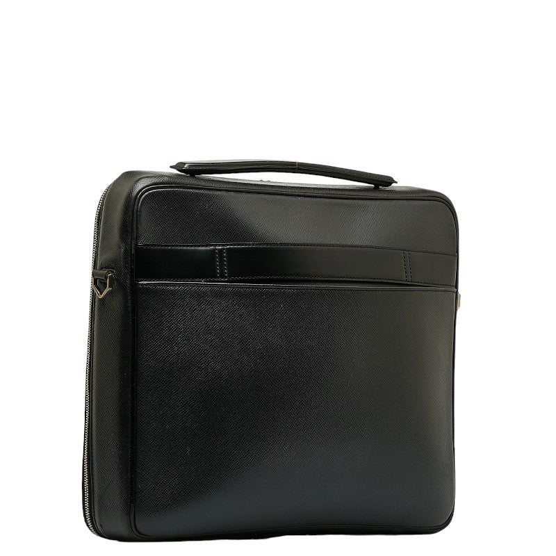 Louis Vuitton Tiga Port Oldinatour Odessa Business Bag Handbag 2WAY Oldwards Black Leather Men LOUIS VUITTON