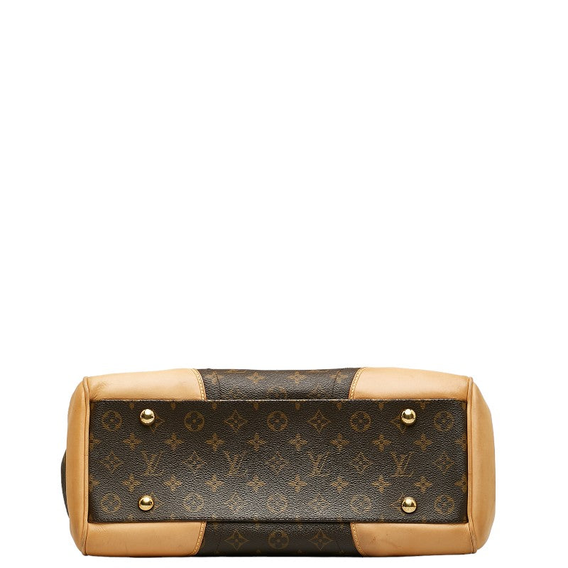 Louis Vuitton Monogram Beverly GM Handbags Brown PVC Leather Ladies Louis Vuitton
