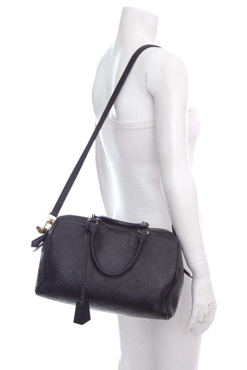 Louis Vuitton Black Monogram Bandouliere Handbag