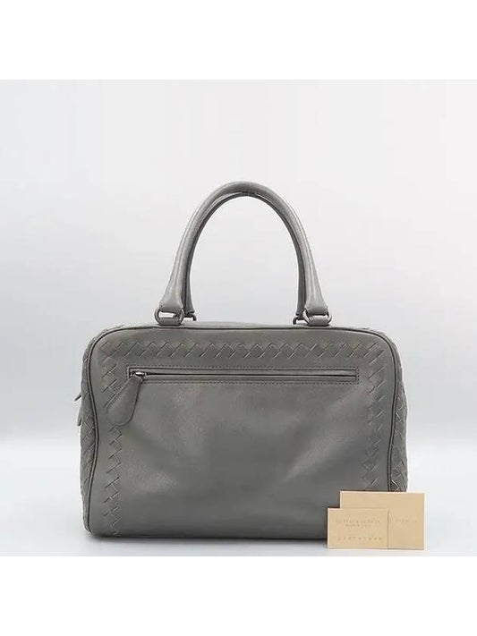 Luxury Bottega Veneta gray tote bag
