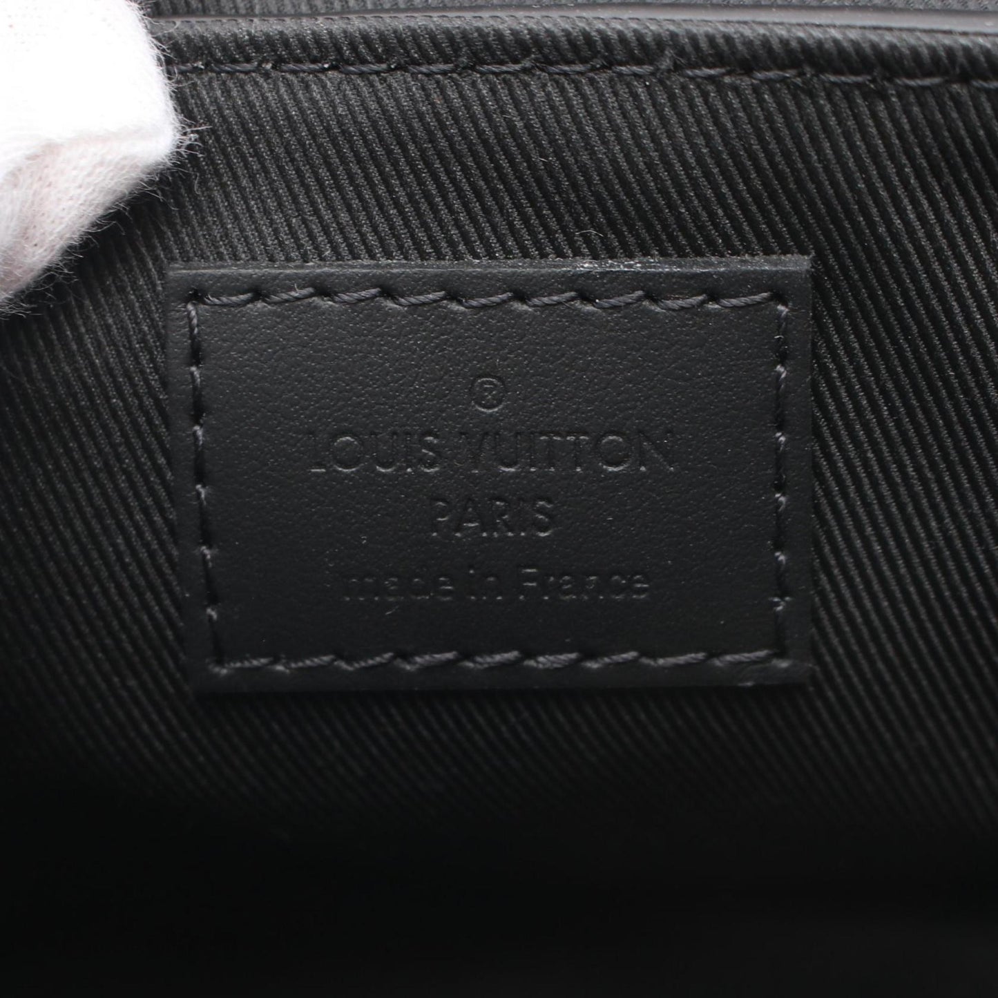 Louis Vuitton Noir Monogram Leather Handbag