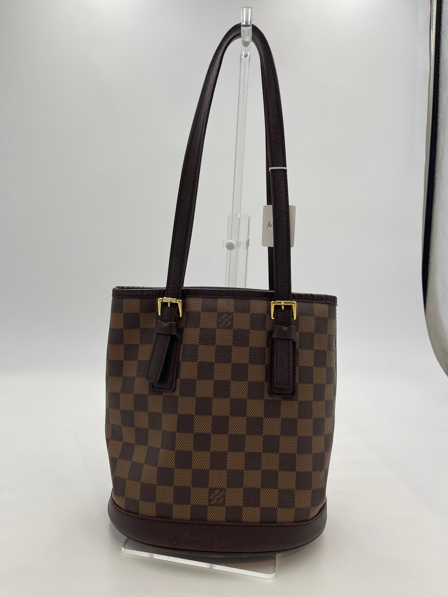 Louis Vuitton Damier Ebene Marais - Brown Bucket Bags, Handbags AG458O