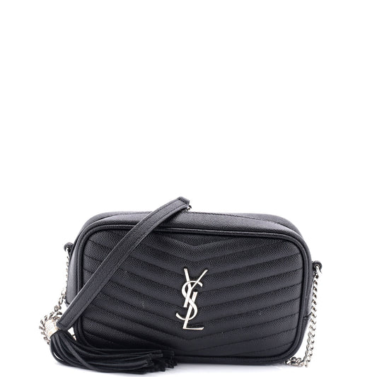 Luxury Saint Laurent Trending 2025 Lou Camera Bag Matelasse Chevron Leather Mini