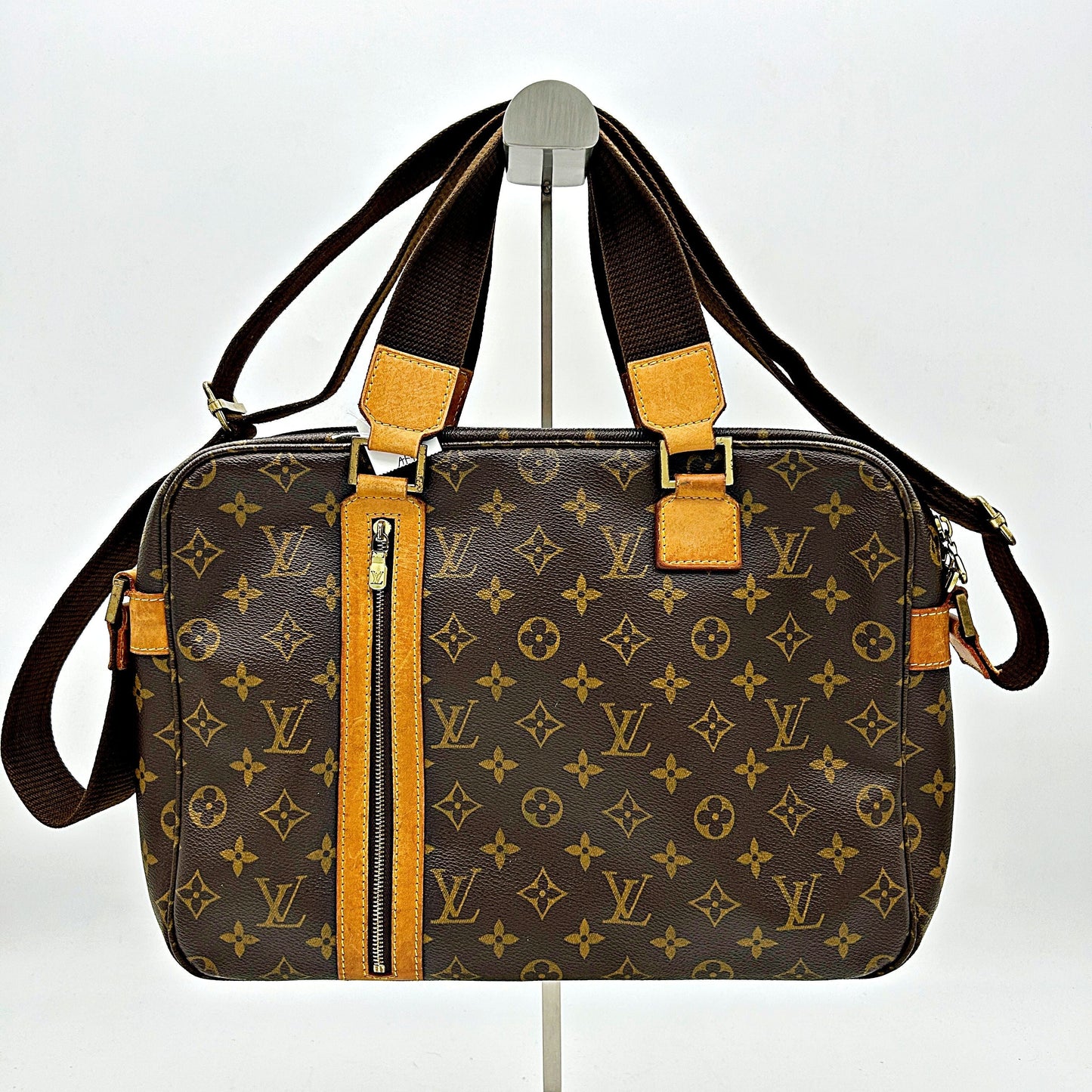 Louis Vuitton Sac Bosphore Hand Bag Monogram Leather Brown Spain AF467