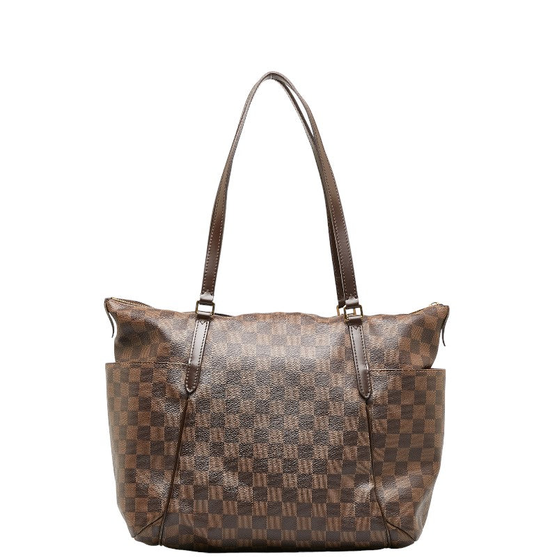 Louis Vuitton Damiere Toilet MM Shoulder Bag Brown PVC Leather Louis Vuitton