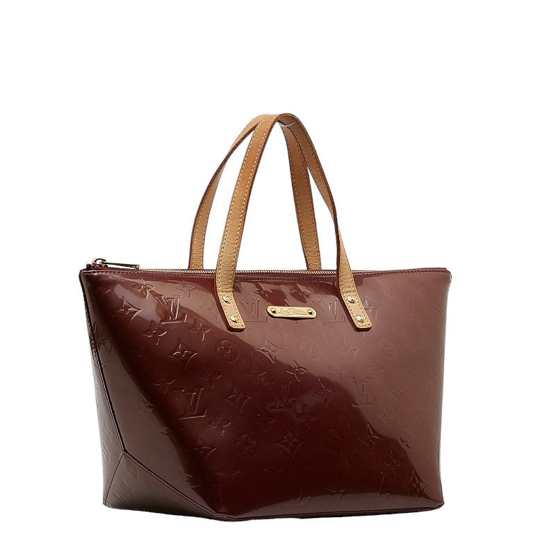 Louis Vuitton Monogram Verney Belvue PM Handbag Violet Pearl Patent Leather Louis Vuitton