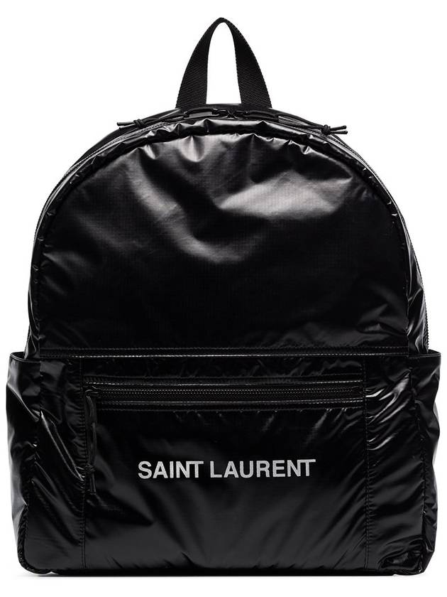 Luxury Saint Laurent Trending 2025 Nuxx Backpack In Nylon Backpack Black