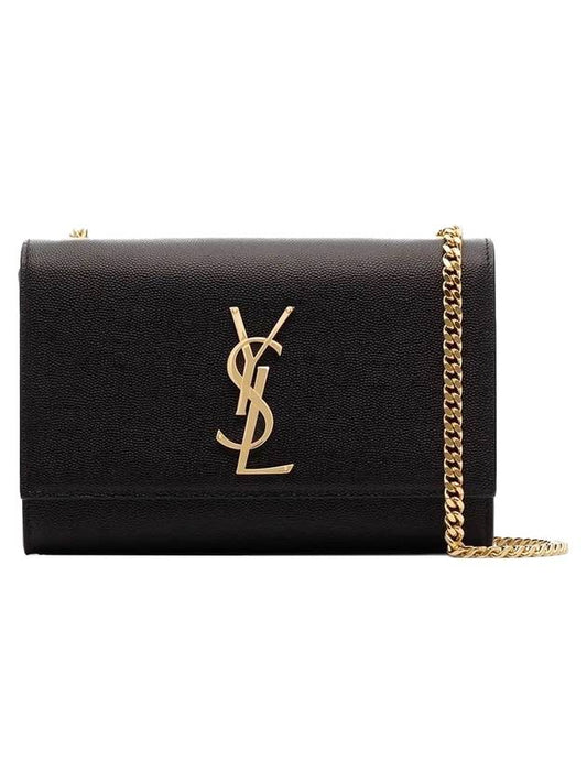 Luxury Saint Laurent Trending 2025 Kate Monogram Small Cross Bag Black