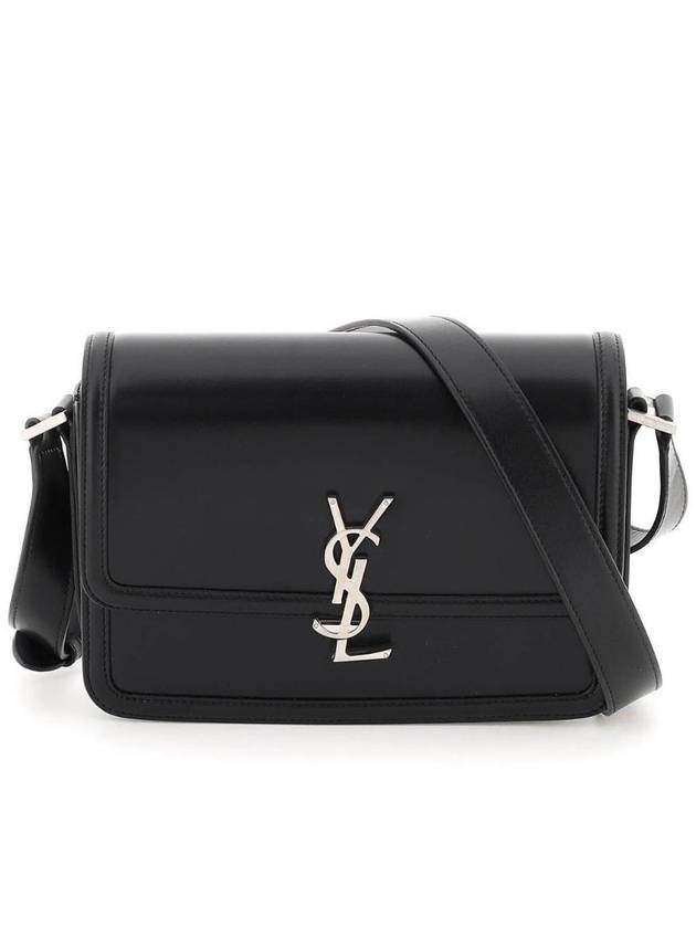 Luxury Saint Laurent Trending 2025 Men's Solferino Medium Satchel Cross Bag Black