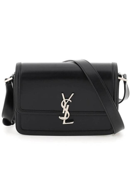 Luxury Saint Laurent Trending 2025 Men's Solferino Medium Satchel Cross Bag Black