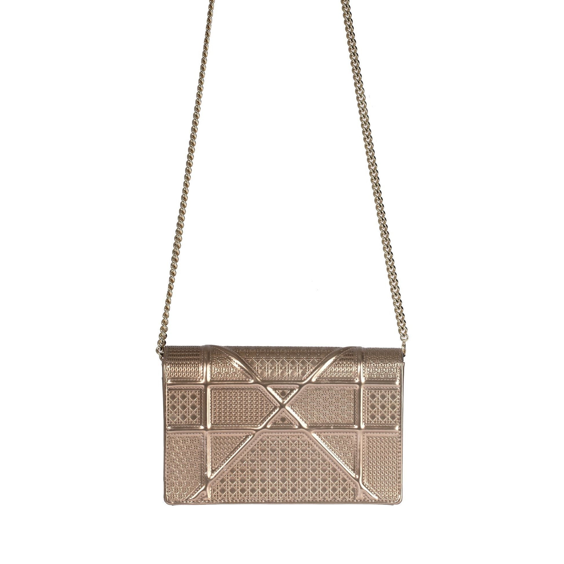 Christian Dior 2018 Diorama Wallet on Chain