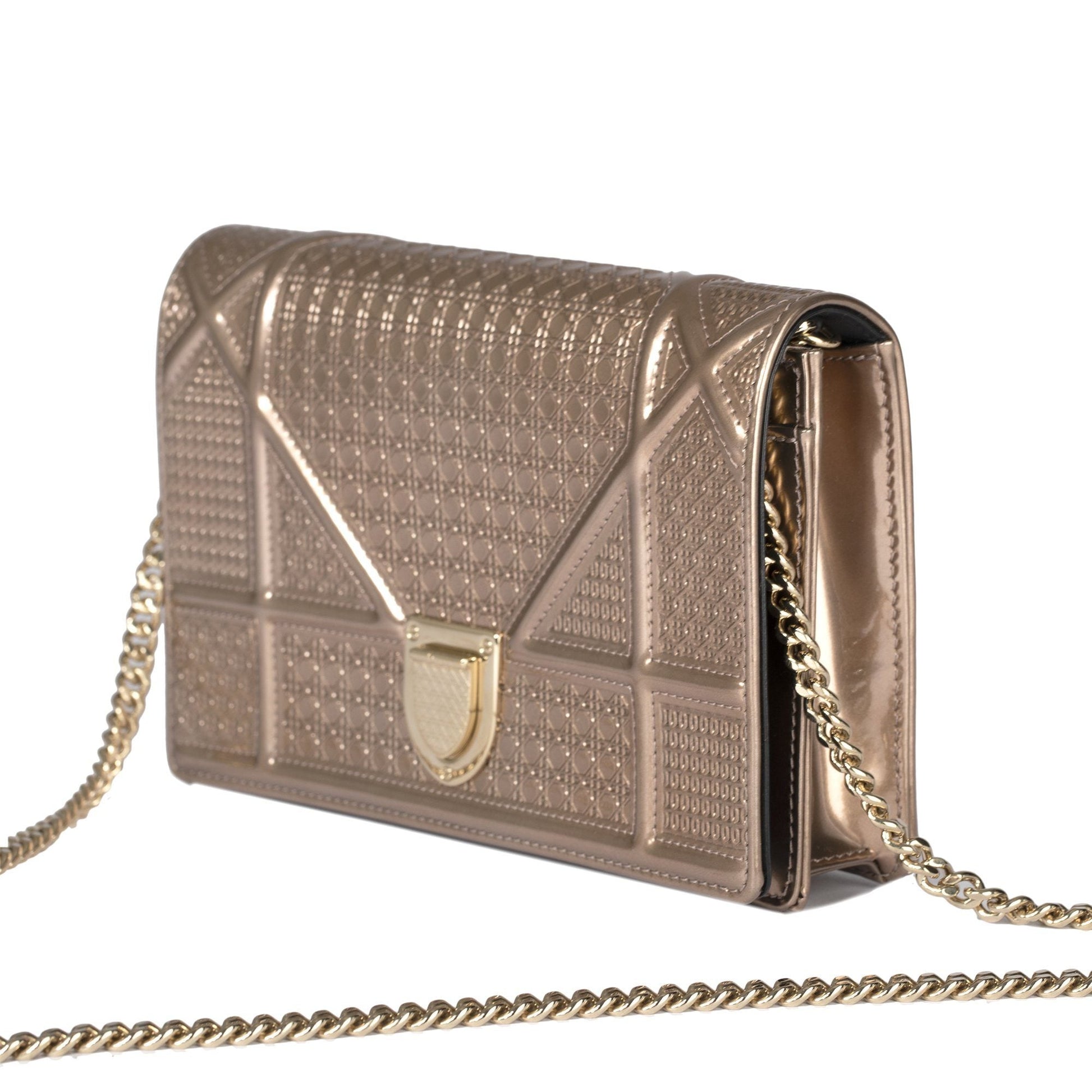 Christian Dior 2018 Diorama Wallet on Chain