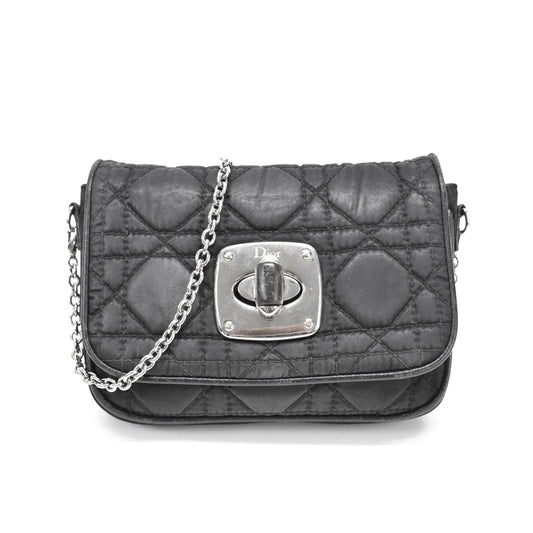 Dior Nylon Quilted Chain Crossbody