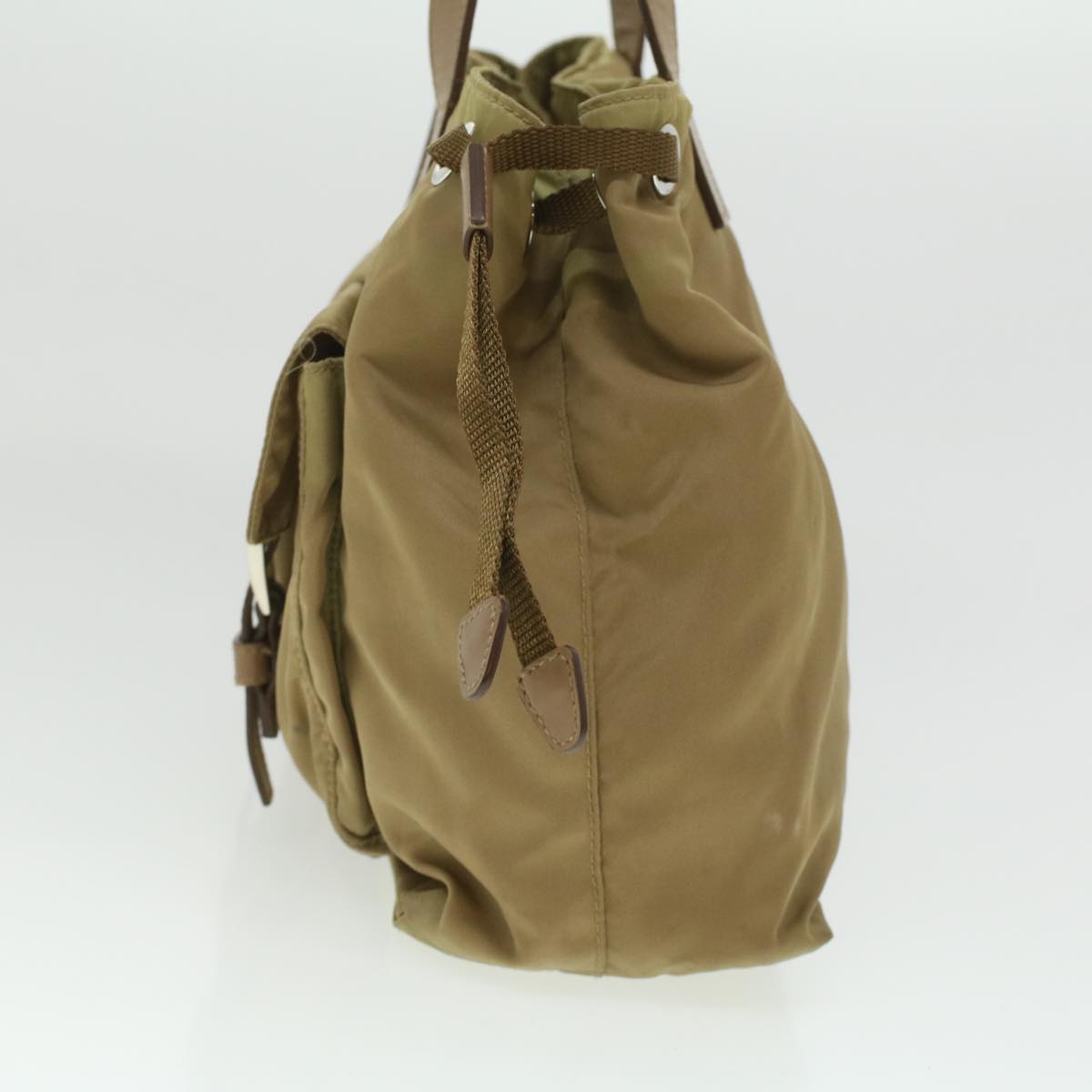 Prada Shoulder Bag Nylon Khaki