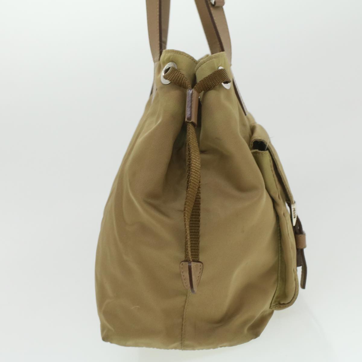 Prada Shoulder Bag Nylon Khaki