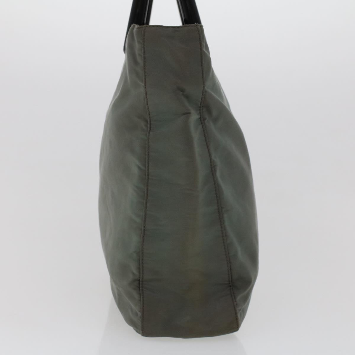Prada Hand Bag Nylon Gray