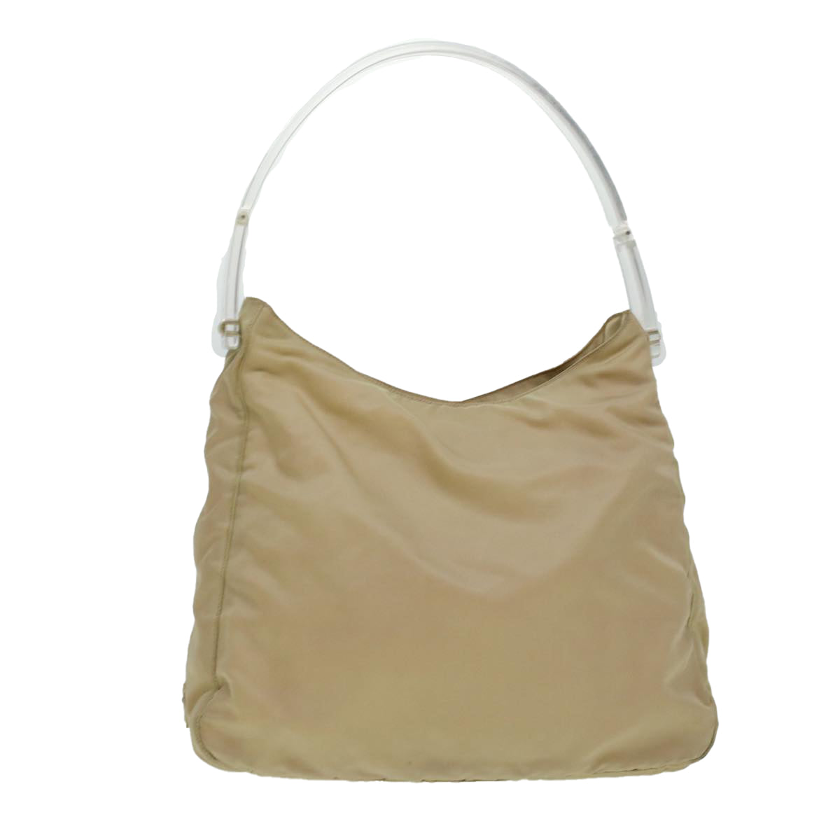 Prada Shoulder Bag Nylon Beige