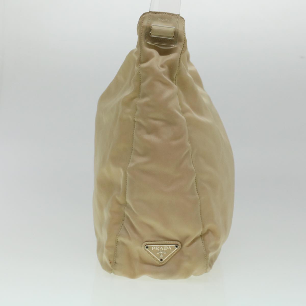 Prada Shoulder Bag Nylon Beige