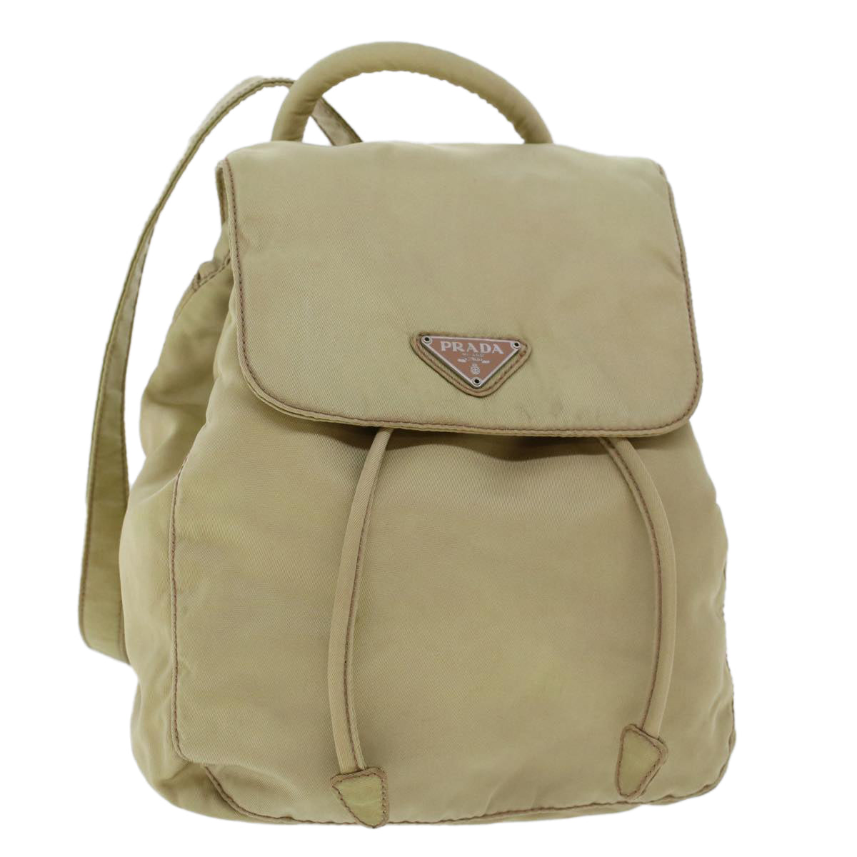 Prada Backpack Nylon Beige