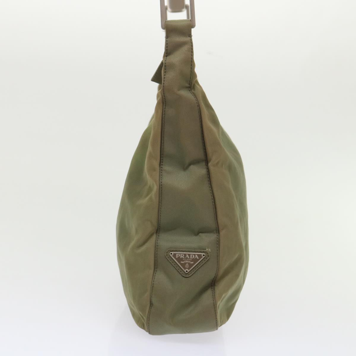 Prada Shoulder Bag Nylon Khaki