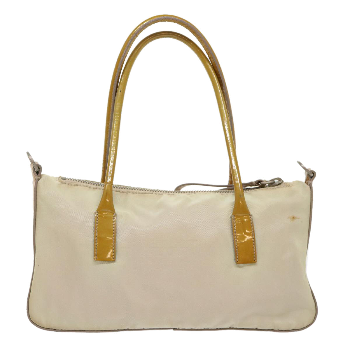 Prada Hand Bag Nylon 2way Shoulder Bag Beige
