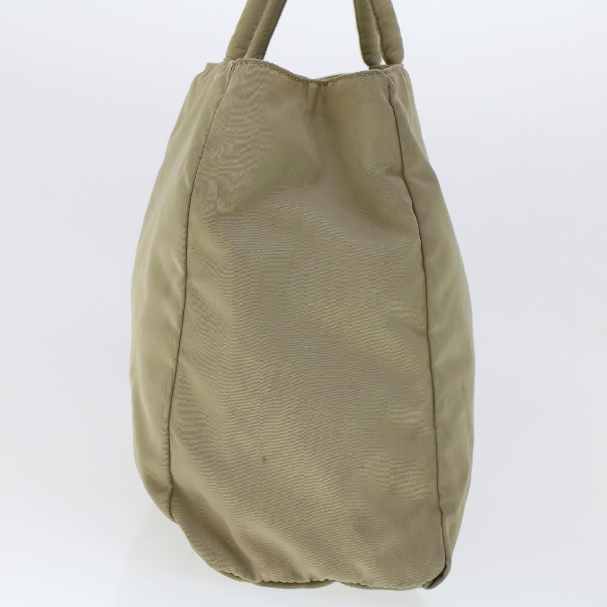 Prada Hand Bag Nylon Khaki