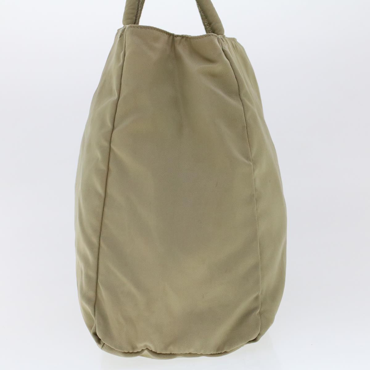 Prada Hand Bag Nylon Khaki