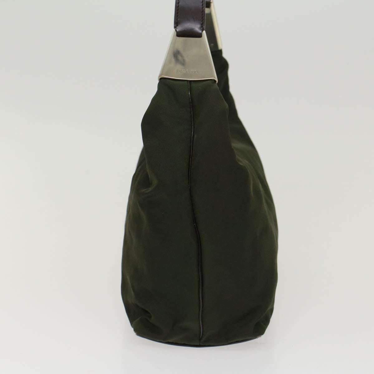 PRADA Shoulder Bag Nylon Green Auth